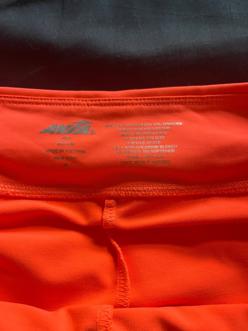 Avia Neon Orange Athletic Skort - Picture 2 of 3